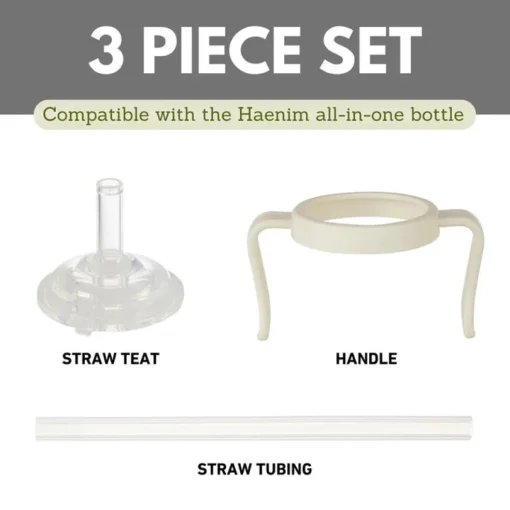 Haenim All-in-One Bottle Straw Handle Accessory Package