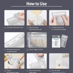 Haenim Disposable Breast Milk Storage Bag 180ml (30pcs)