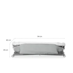 Hauck Face To Me Bedside Cot with Anti-Reflux Position & Adjustable Heights