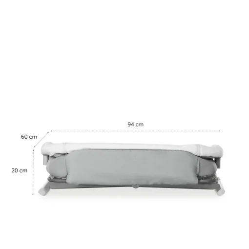 Hauck Face To Me Bedside Cot with Anti-Reflux Position & Adjustable Heights