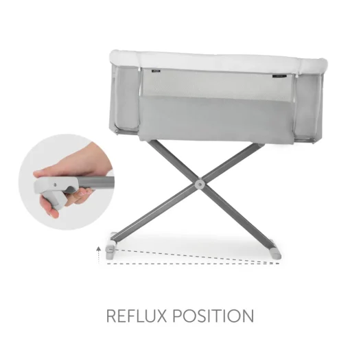 Hauck Face To Me Bedside Cot with Anti-Reflux Position & Adjustable Heights
