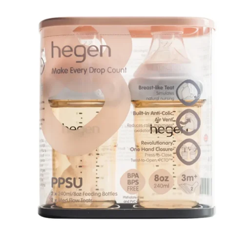 Hegen PCTO™ 240ml/8oz Feeding Bottle PPSU (2-pack)