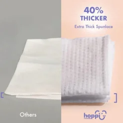Hoppi Baby Antibacterial Wipes [Bundle of 3](3x80 Wipes)