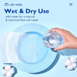 Hoppi Dry Wipes (100 Wipes) Single Pack