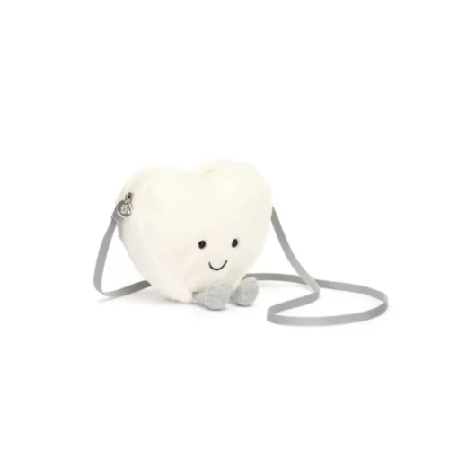 Jellycat Amuseables Cream Heart Bag