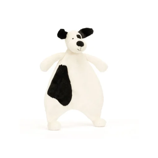 Jellycat Bashful Black & Cream Puppy Comforter