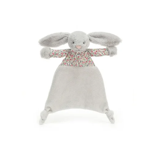 Jellycat Blossom Silver Bunny Comforter