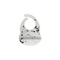 Kushies Silicatch Bib - Spilt Milk