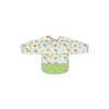 Kushies Waterproof Clean Bib with Sleeves White Little Safari