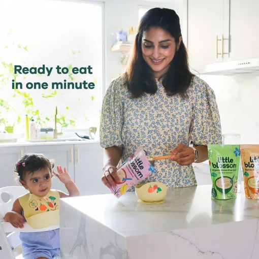 Little Blossom Organic Brown Rice Cereal | Banana & Strawberry