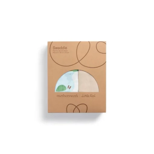 Little Rei Bamboo Swaddle Blankets - 2pc