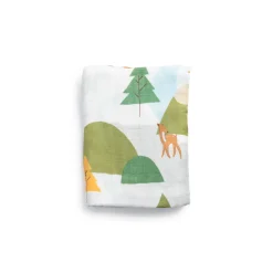 Little Rei Bamboo Swaddle Blanket Single (Printed)