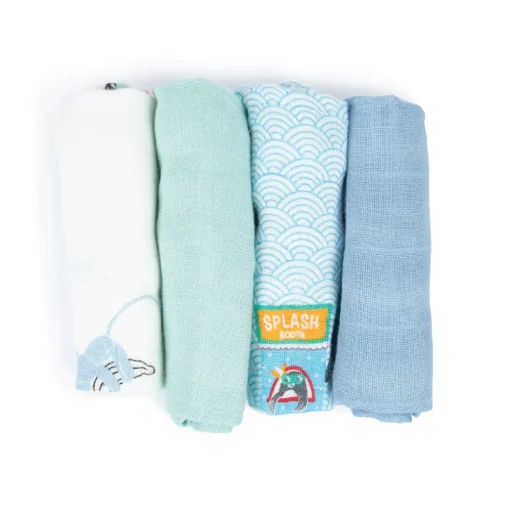 Little Rei x Maison Q Animal Balloon Wash Cloth - 4pc