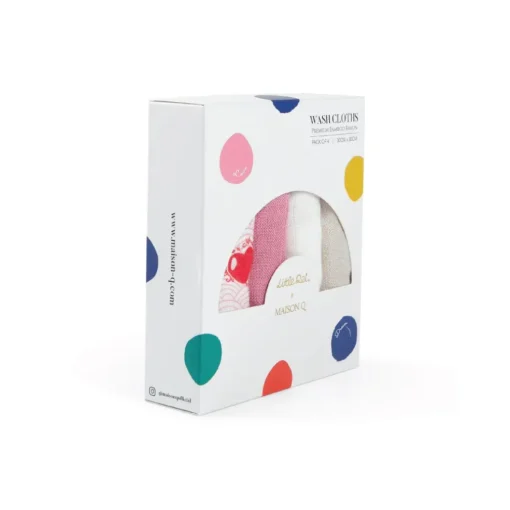 Little Rei x Maison Q Carnival Wash Cloth - 4pc