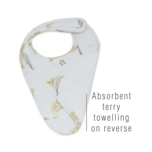 Living Textiles 2-pack Baby Bibs - Savanna Babies