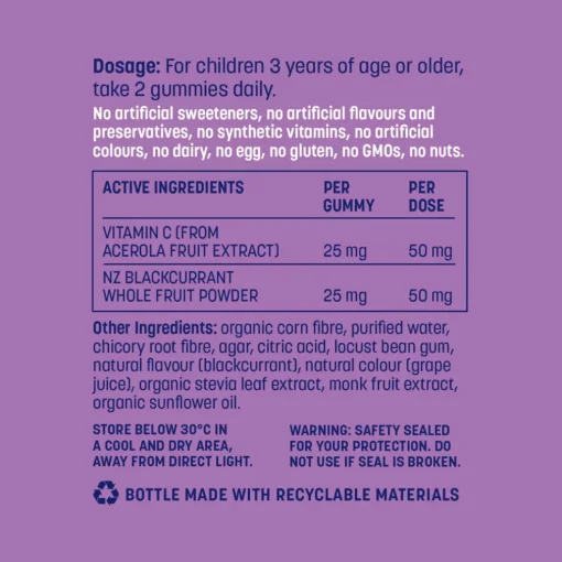 MadeFrom All Natural Vitamin C Gummies for Kids