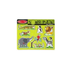 Melissa & Doug Sound Puzzle 8pcs - Zoo
