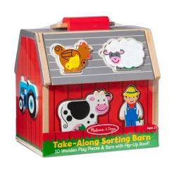 Melissa & Doug Take-Along Sorting Barn