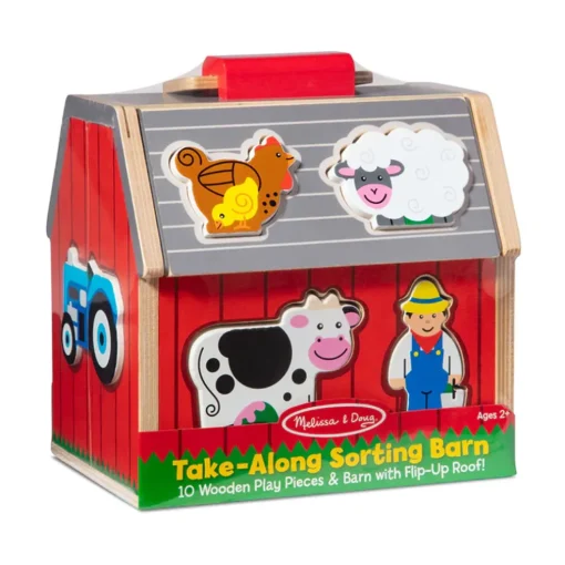 Melissa & Doug Take-Along Sorting Barn