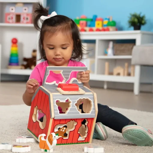 Melissa & Doug Take-Along Sorting Barn
