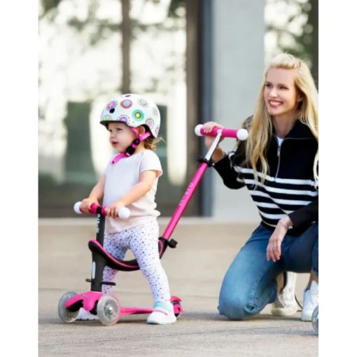 Micro Mini2Grow Deluxe Magic Scooter (LED on Wheels + Handles)