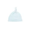 Motherswork x Le Petit Society Baby Organic Knotted Hat in Blue Stripes