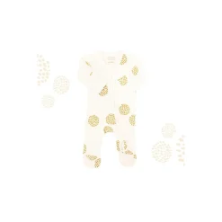Motherswork x Le Petit Society Baby Organic Zip Sleepsuit in Dandelion Print