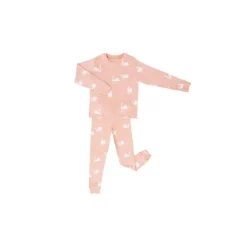 Motherswork x Le Petit Society Long Sleeve Organic Pyjamas Set in Swan Print