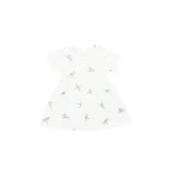 Motherswork x Le Petit Society Baby Girl Organic Dress in Dragonfly Print