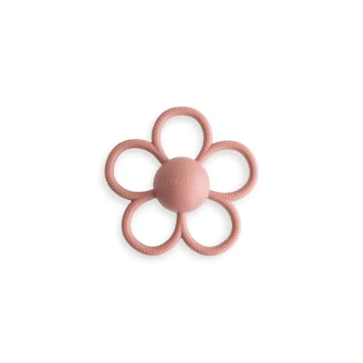 Mushie Daisy Rattle Teether
