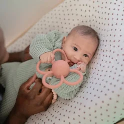 Mushie Daisy Rattle Teether