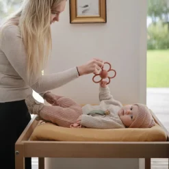 Mushie Daisy Rattle Teether