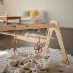 Mushie Daisy Rattle Teether