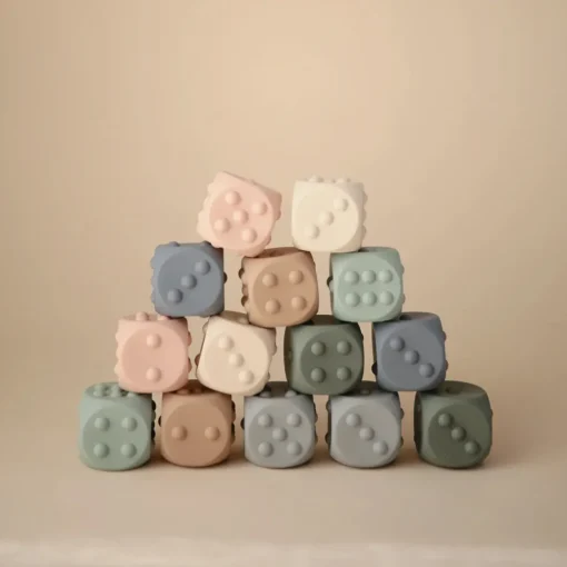 Mushie Dice Press Toy 2-Pack