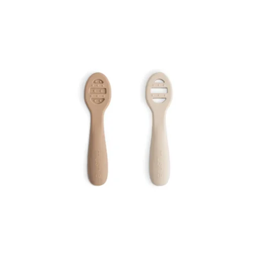 Mushie First Feeding Baby Spoons 2-Pack