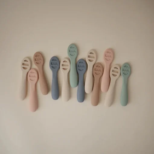 Mushie First Feeding Baby Spoons 2-Pack