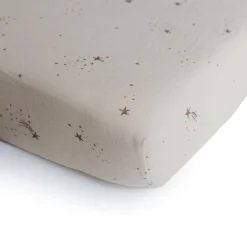 Mushie Muslin Crib Sheet - Medium (120×60x20 cm)