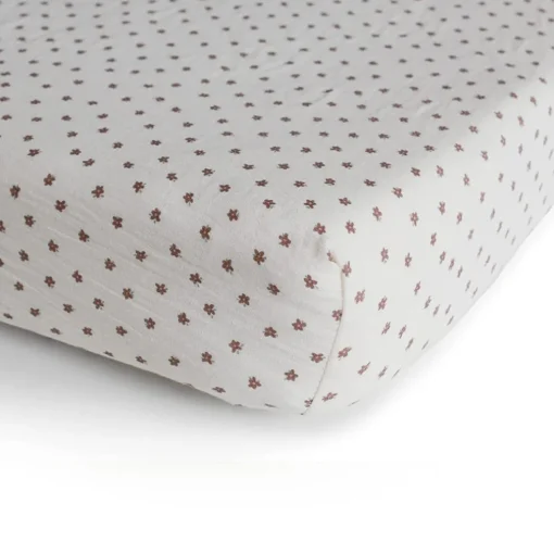 Mushie Muslin Crib Sheet - Medium (120×60x20 cm)
