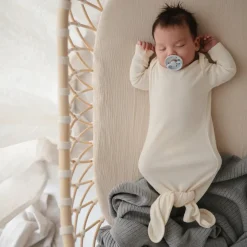 Mushie Muslin Crib Sheet - Medium (120×60x20 cm)