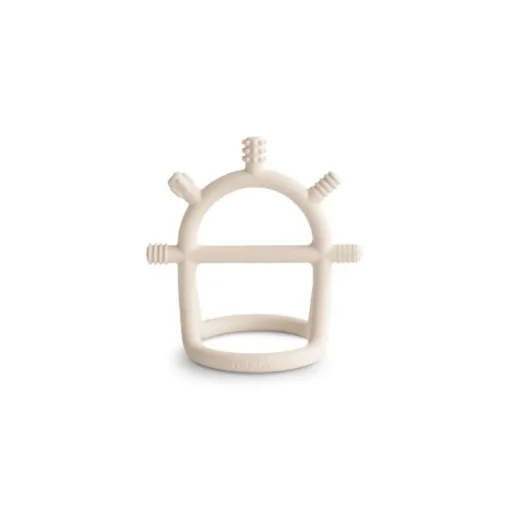 Mushie No-Drop Sensory Teether