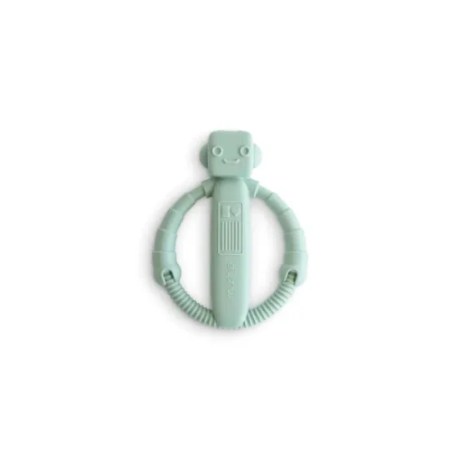 Mushie Robot Rattle Teether