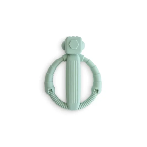 Mushie Robot Rattle Teether