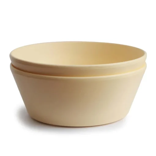 Mushie Round Dinnerware Bowl, Set of 2