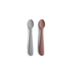 Mushie Silicone Feeding Spoons 2-Pack
