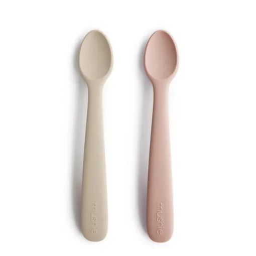 Mushie Silicone Feeding Spoons 2-Pack