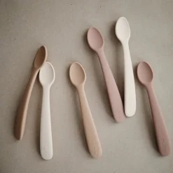 Mushie Silicone Feeding Spoons 2-Pack