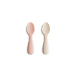 Mushie Silicone Toddler Starter Spoons 2-Pack