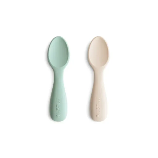 Mushie Silicone Toddler Starter Spoons 2-Pack