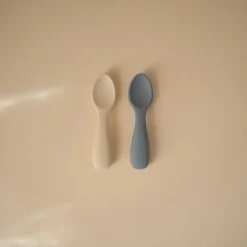 Mushie Silicone Toddler Starter Spoons 2-Pack