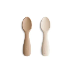 Mushie Silicone Toddler Starter Spoons 2-Pack